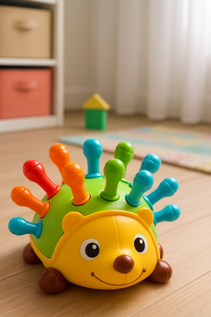 Esse ouriço super fofo é mais que um brinquedo…